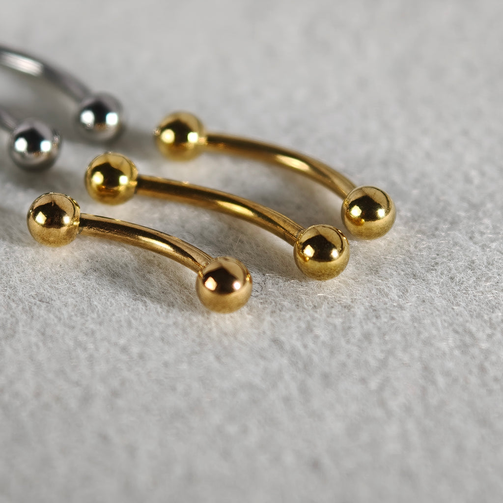 Curve Barbell - Surgical Stainless Steel 316L