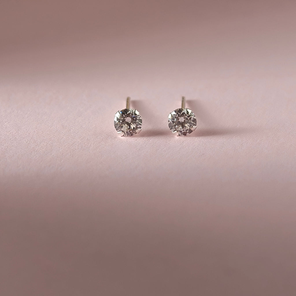 Classic Round Solitaire CZ (S925)