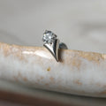 Spike  Flat Back Labret — Implant-Grade Titanium G23