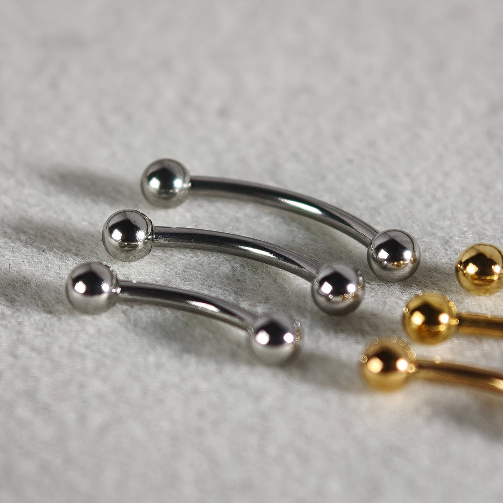 Curve Barbell - Surgical Stainless Steel 316L