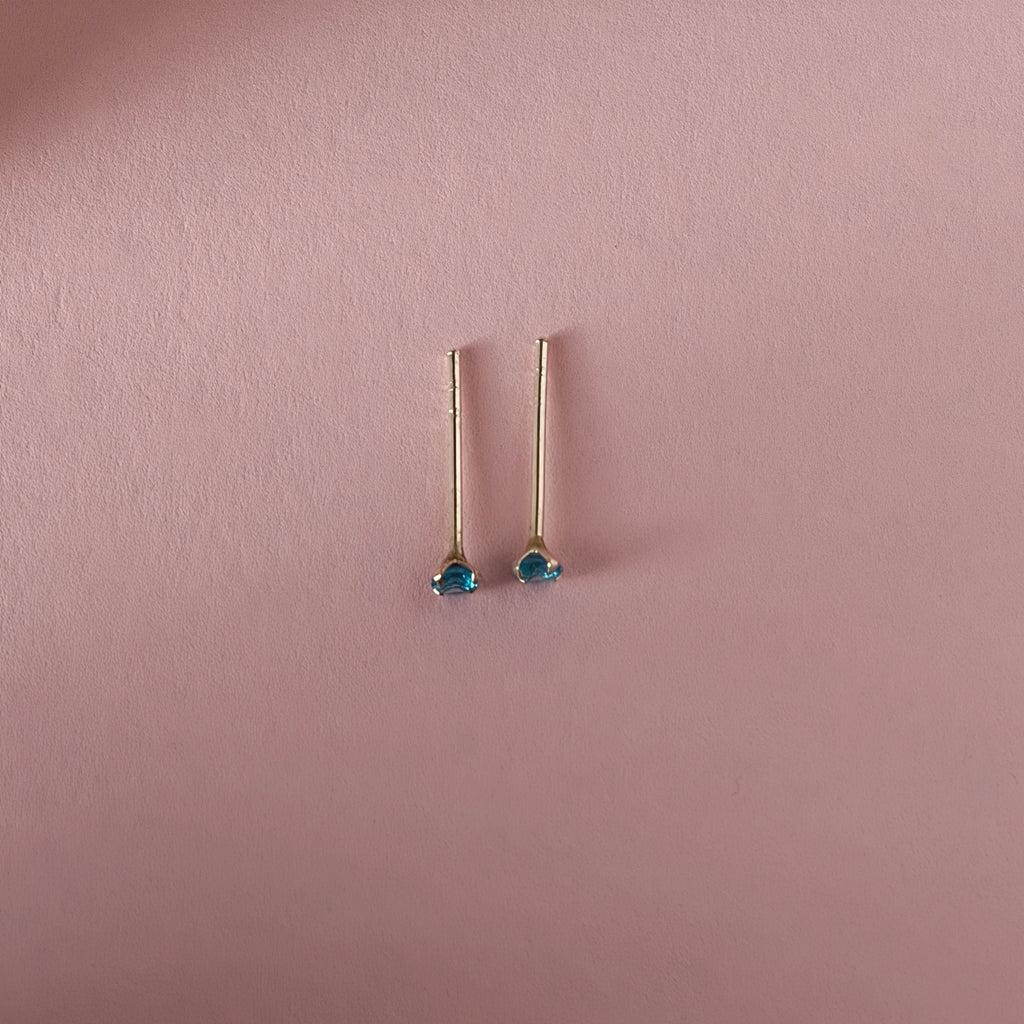 Ocean Teal Solitaire ( S925 )