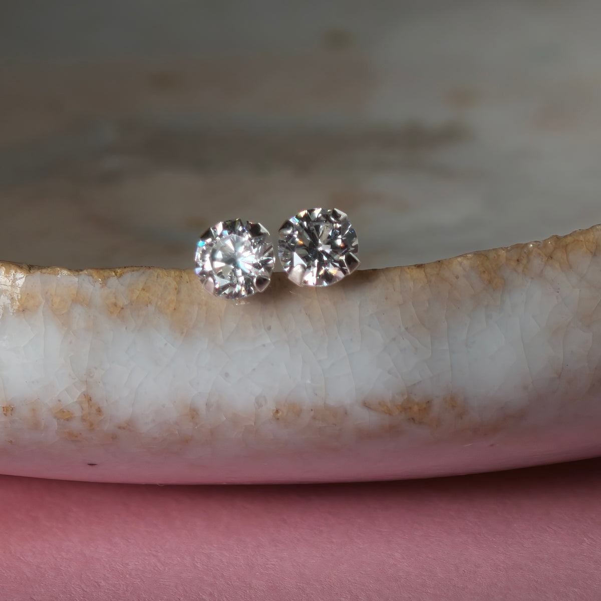 Classic Round Solitaire CZ (S925)