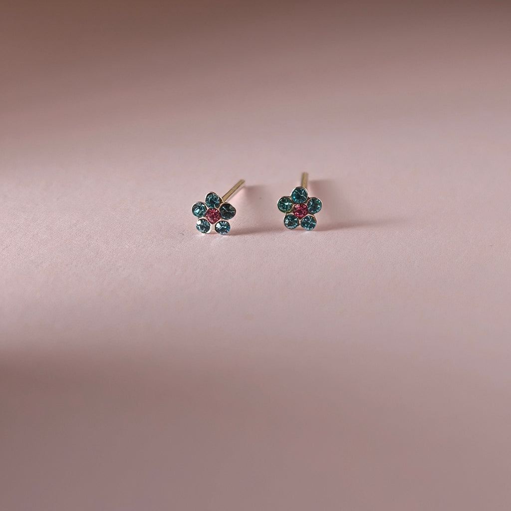 Blossom Teal - Sterling Silver 925
