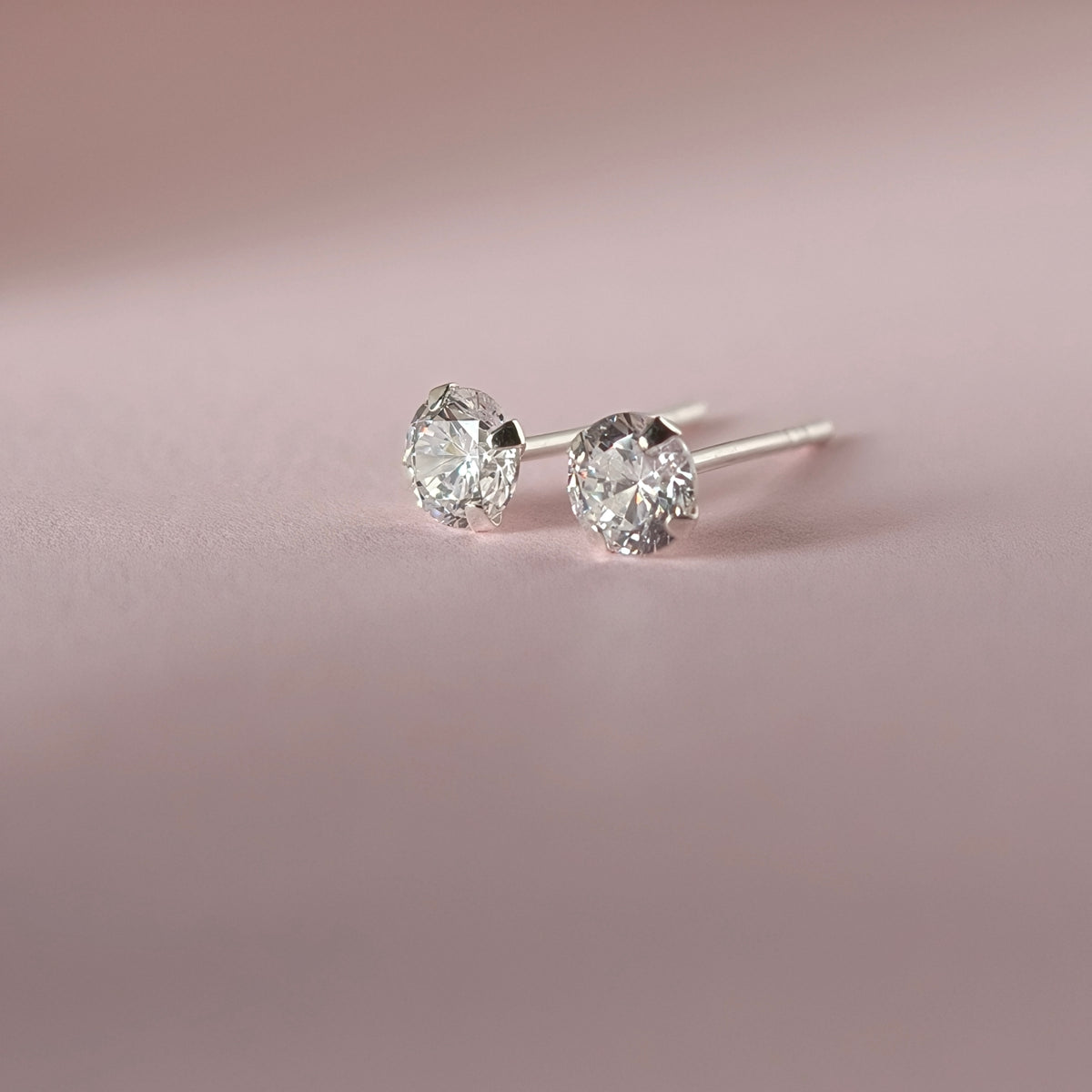 Classic Round Solitaire CZ (S925)
