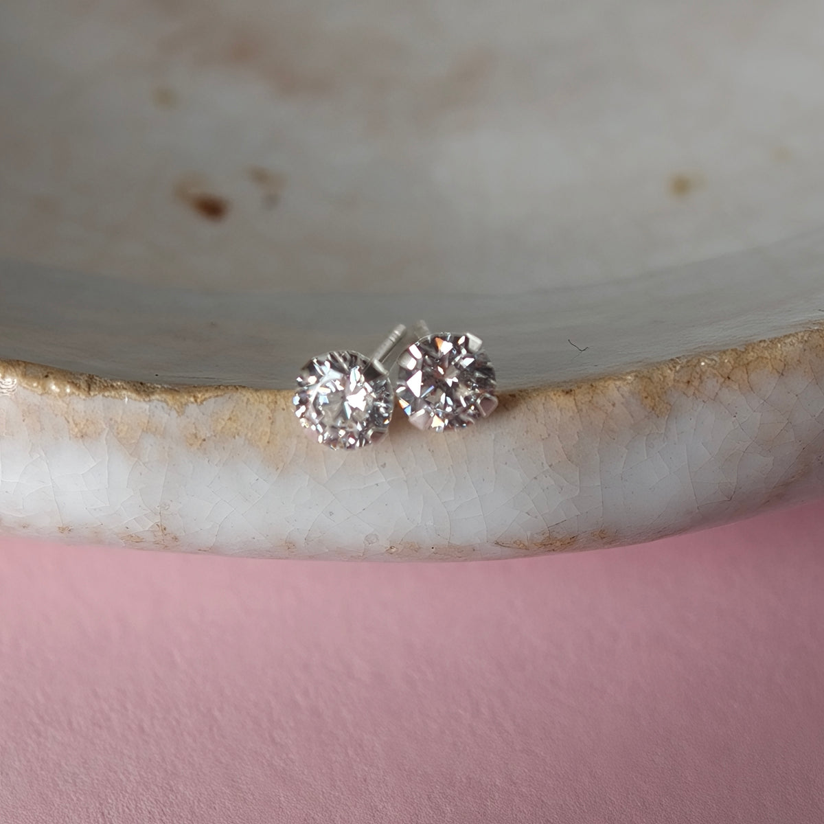 Classic Round Solitaire CZ (S925)