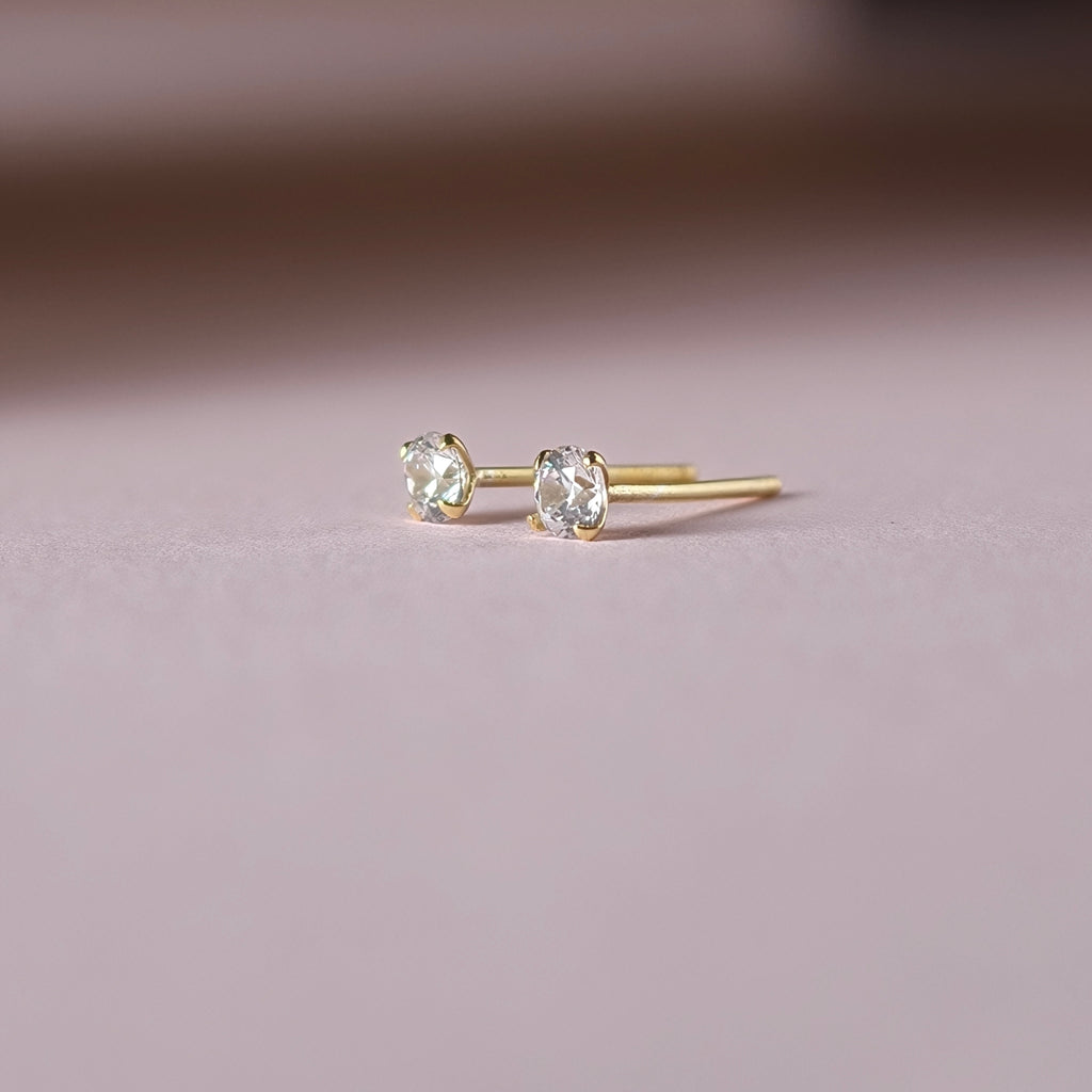 Gold Petite Geometric Collection (S925)