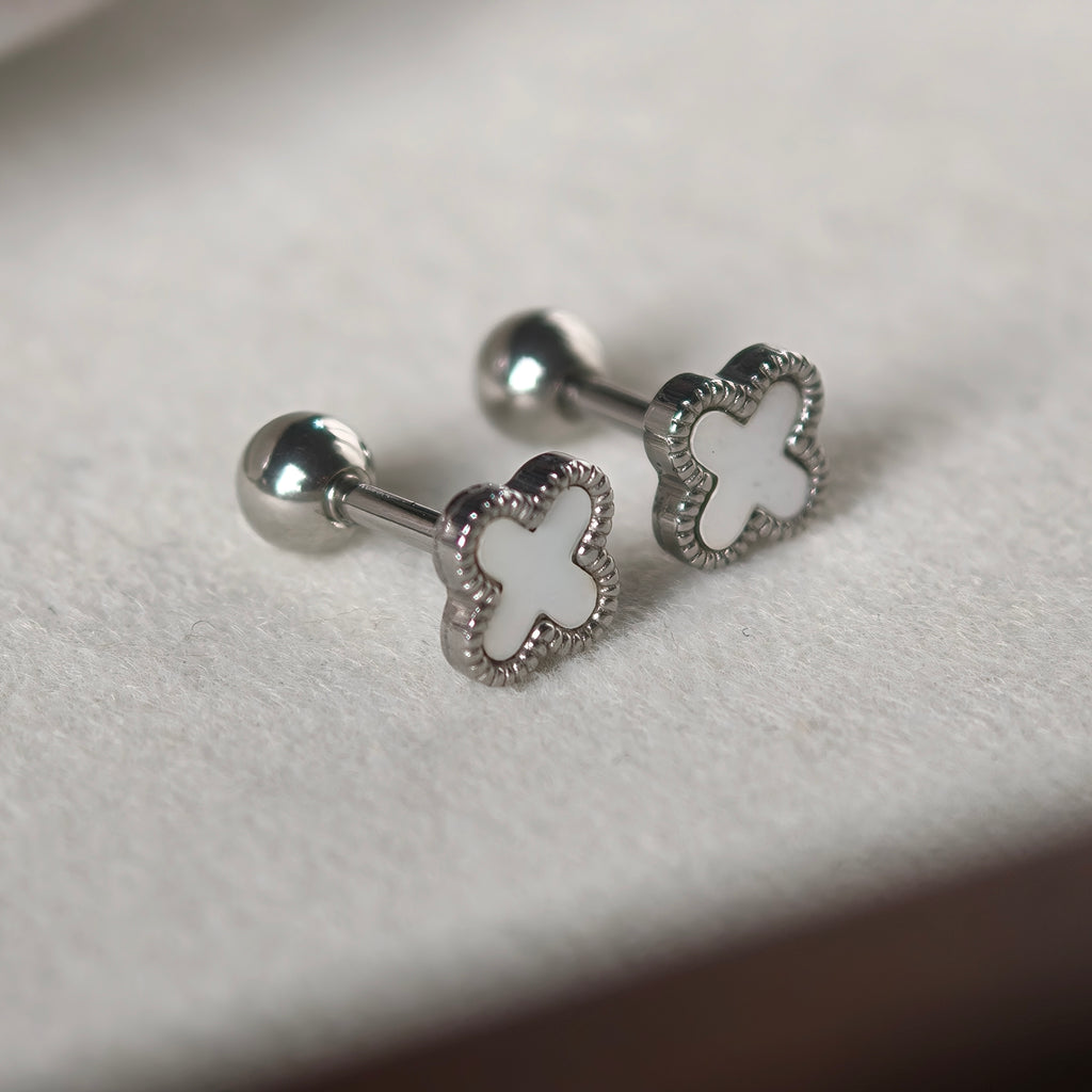 Pearl Clover Ball End - Surgical Stainless Steel 316L
