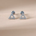 Open Triangle Flat Back Labret - Surgical Stainless Steel 316L