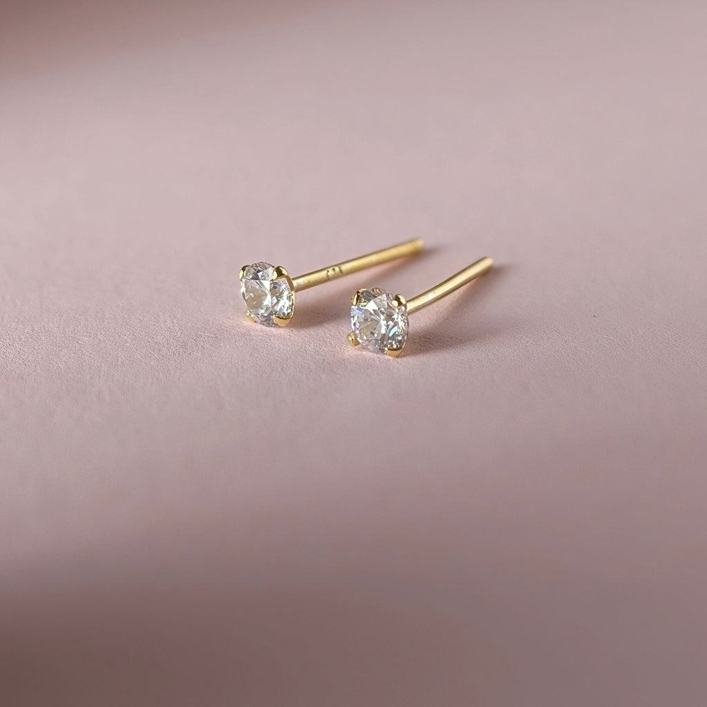 Gold Petite Geometric Collection (S925)