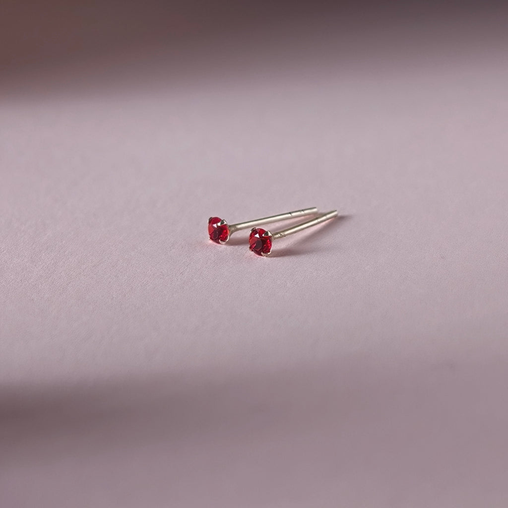 Ruby Scarlet - Sterling Silver 925