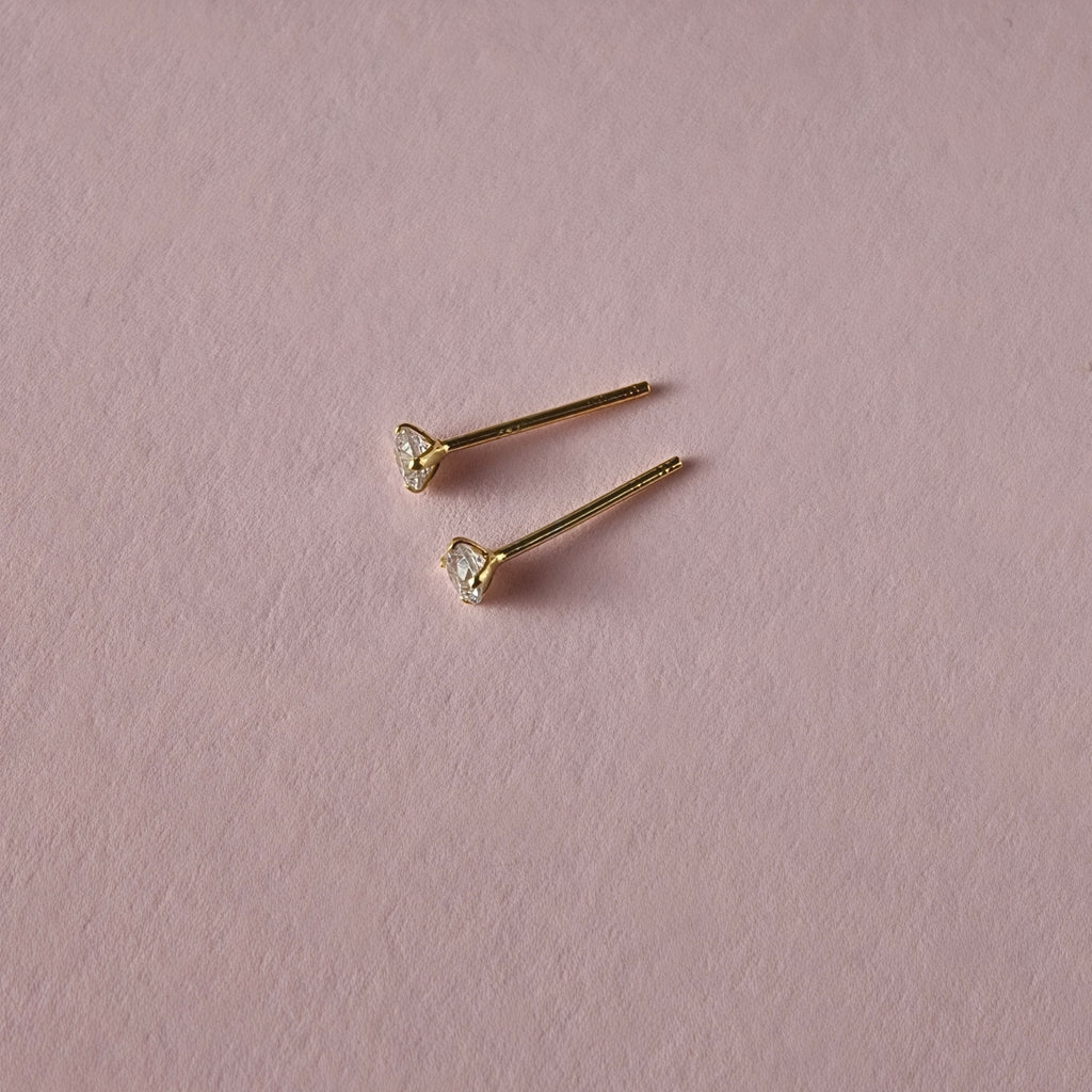 Gold Petite Geometric Collection (S925)