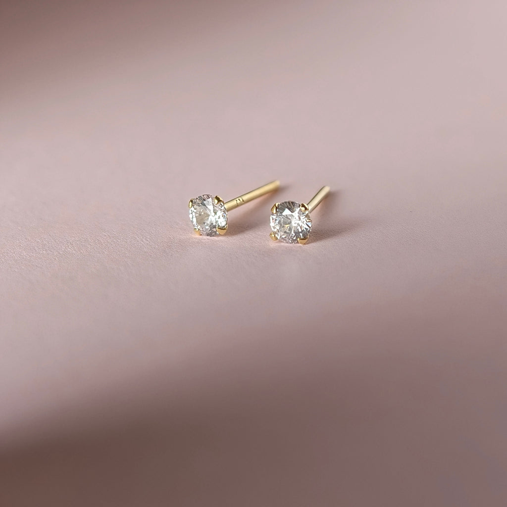 Gold Petite Geometric Collection (S925)