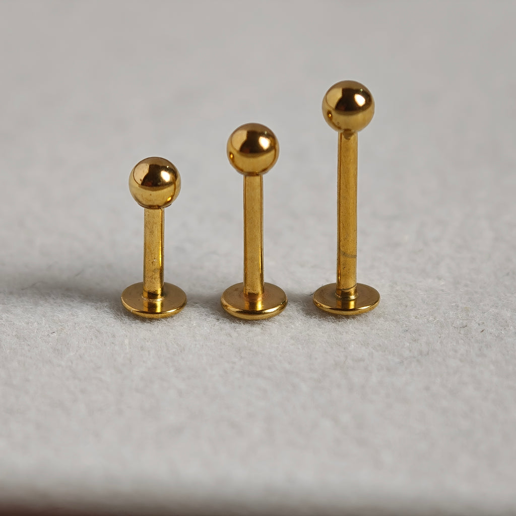 Basic Flat Back Labret - Surgical Stainless Steel 316L