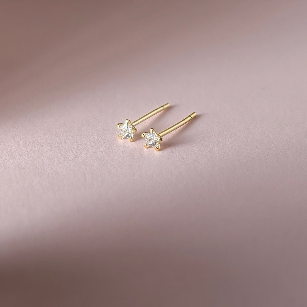 Gold Petite Geometric Collection (S925)