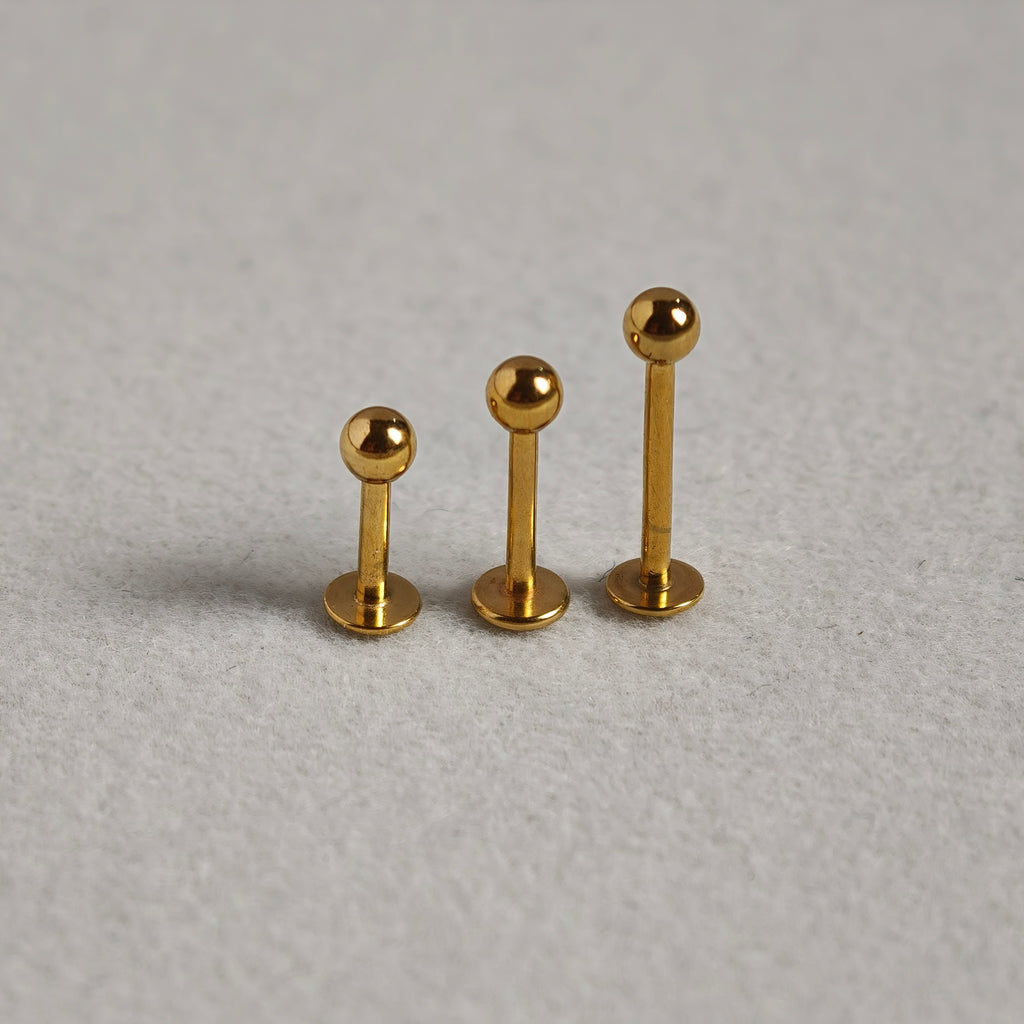 Basic Flat Back Labret - Surgical Stainless Steel 316L
