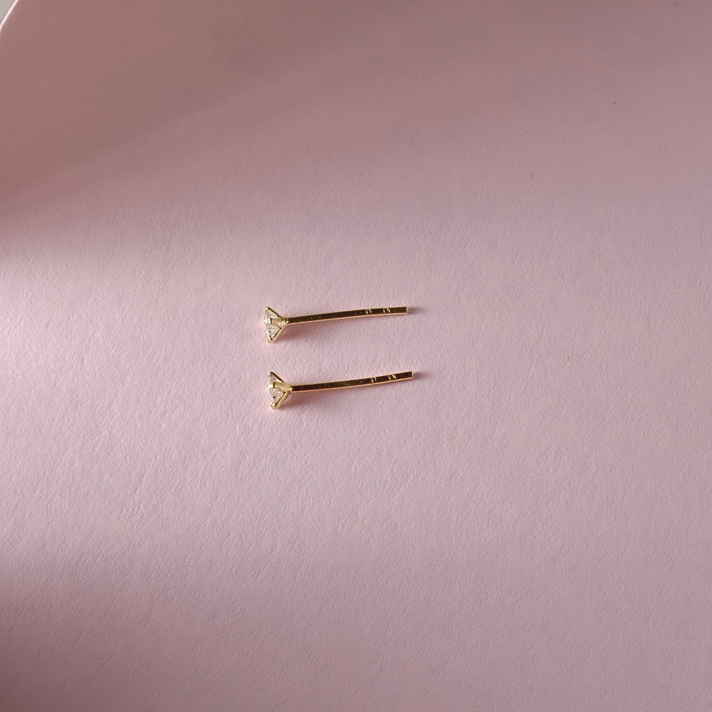 Gold Petite Geometric Collection (S925)