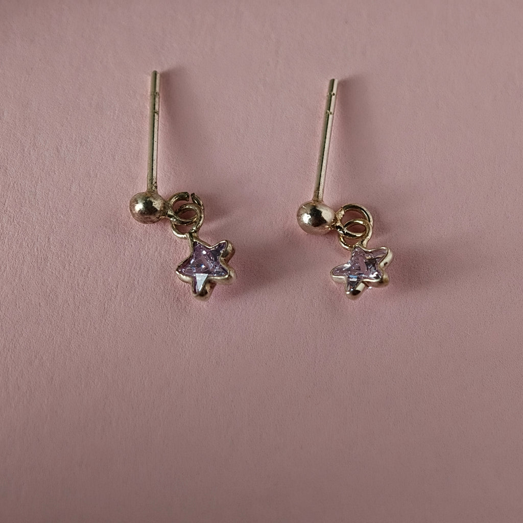 Lavender Star Dangle (S925)