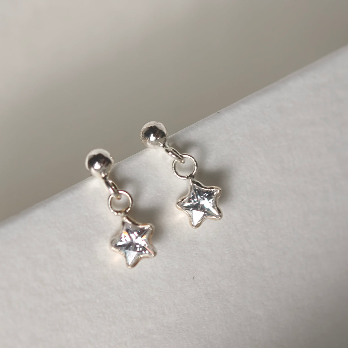 Silver Star Dangle - Sterling Silver 925