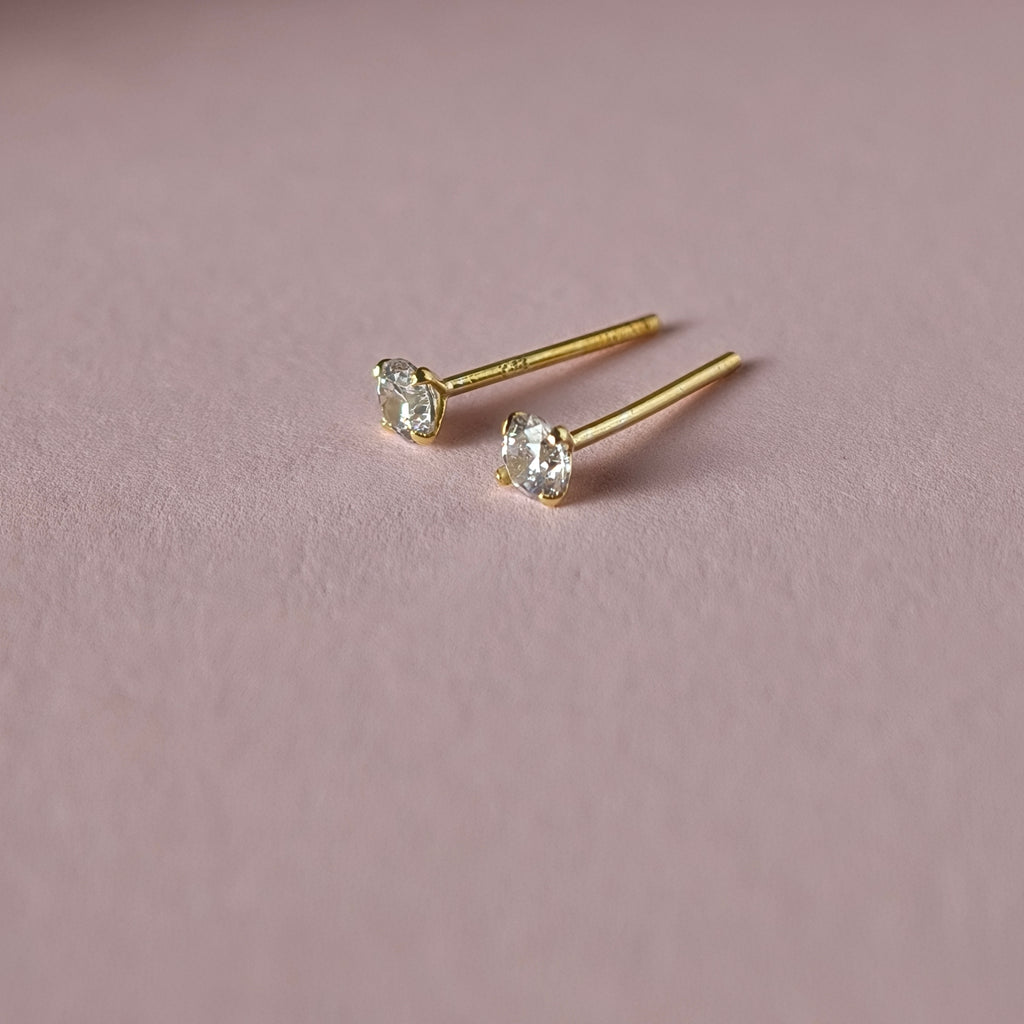 Gold Petite Geometric Collection (S925)