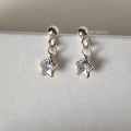Silver Star Dangle - Sterling Silver 925