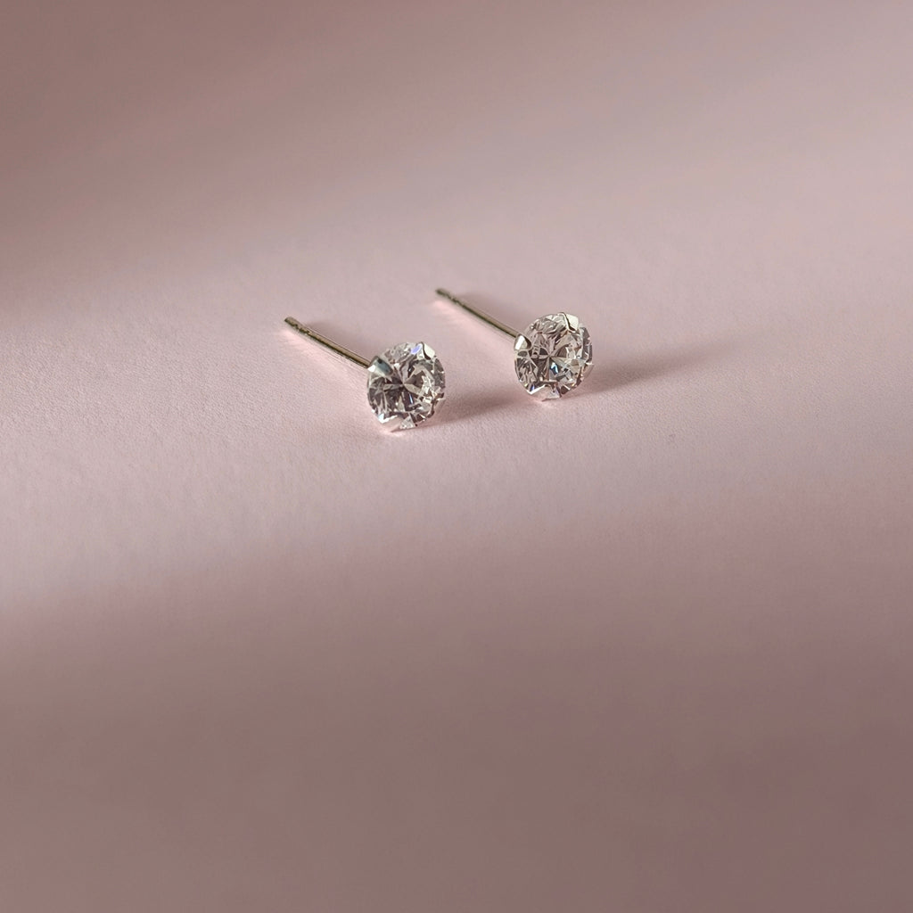 Classic Round Solitaire CZ (S925)