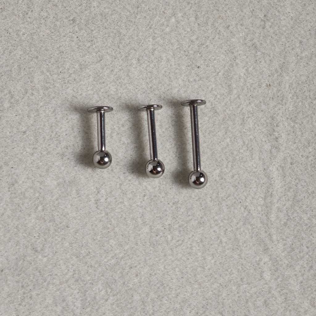 Basic Flat Back Labret - Surgical Stainless Steel 316L