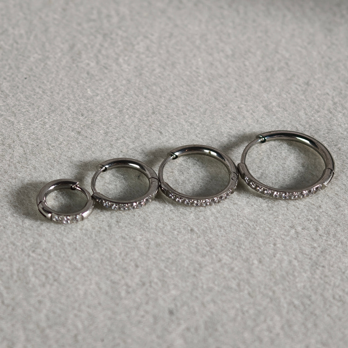 Hoop Clicker CZ - Surgical Stainless Steel 316L