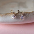 Lavender Star Dangle (S925)